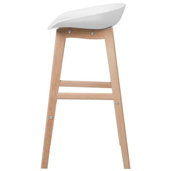 Beliani - MICCO - Barkruk - Wit - Polypropyleen