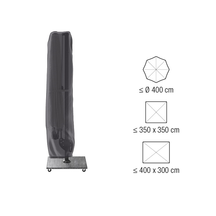 AeroCover Zweefparasolhoes H 292 x Ø 65 cm