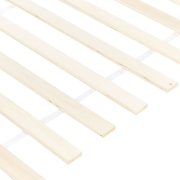 Beliani-ROYAN -Tweepersoonsbed-Lichthout-160 x 200 cm-Dennenhout