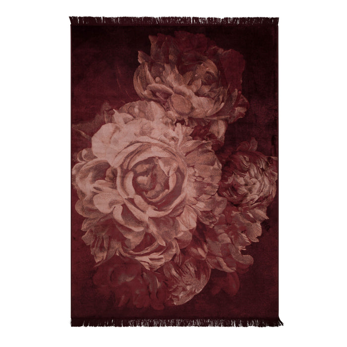 Bold Monkey Stitchy Roses vloerkleed 170x240 - Rood