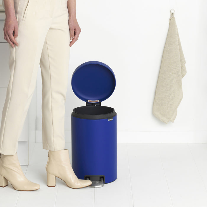 Brabantia NewIcon Pedaalemmer 12 L- Mineral Powerful Blue