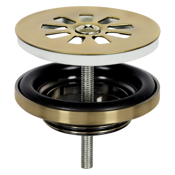 Differnz Fonteinset Cleo Keramiek Gebogen Kraan Mat Goud