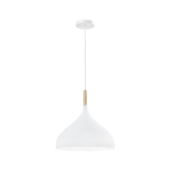 QUVIO Hanglamp rond wit - QUV5129L-WHITE