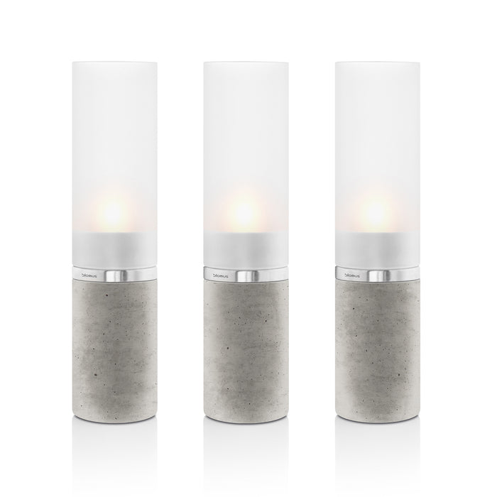 Blomus Faro Betonnen Windlicht Set van 3