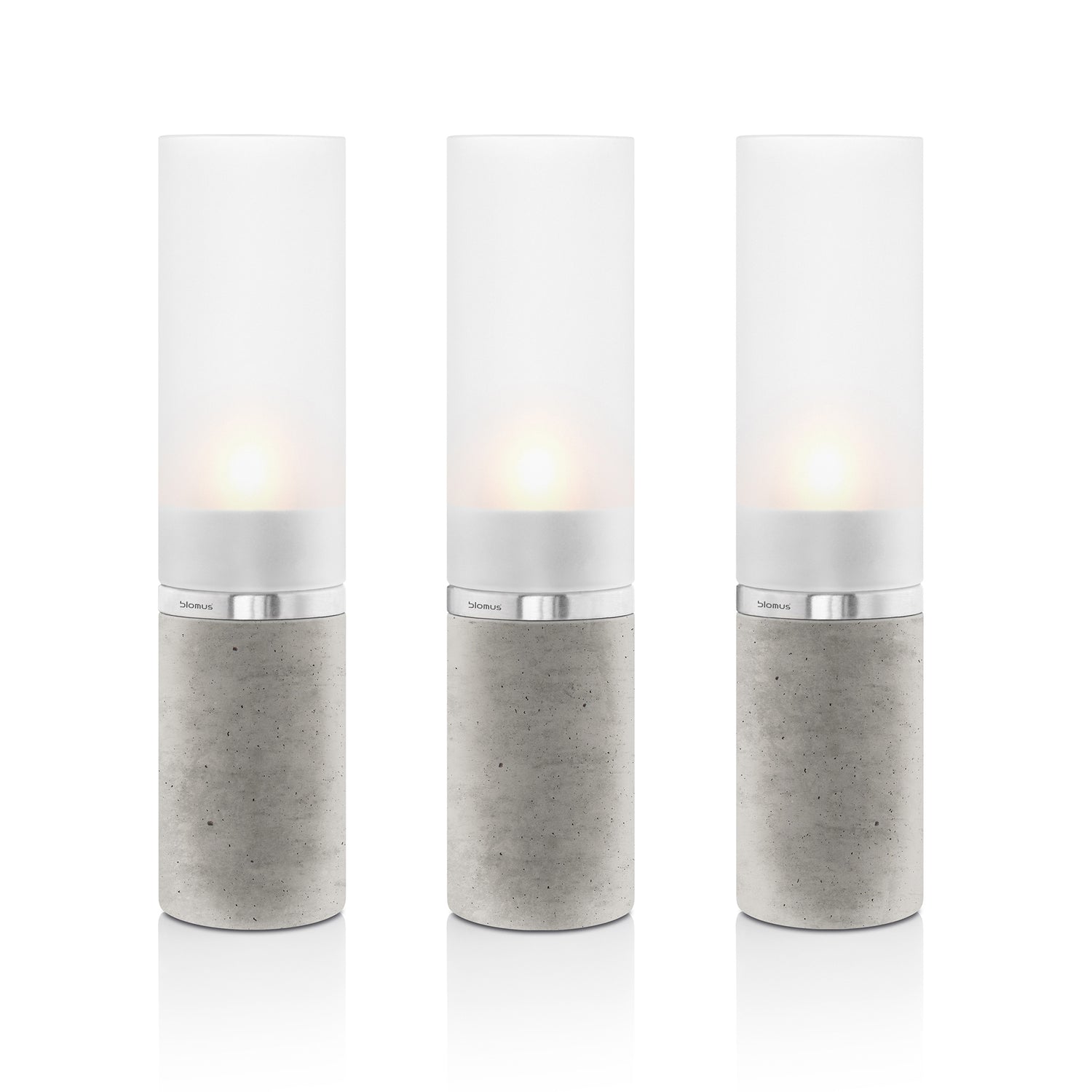 Blomus Faro Betonnen Windlicht Set van 3