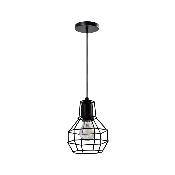 QUVIO Hanglamp metalen frame zwart - QUV5146L-BLACK
