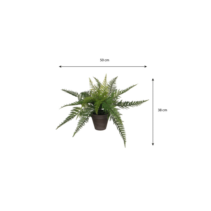Mica Decorations Varen Kunstplant - H38 x Ø50 cm - Groen