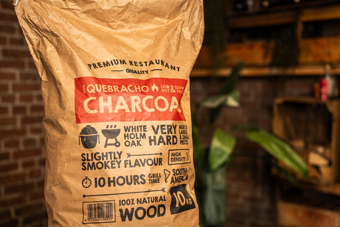 Smokin' Flavours - 2 zakken houtskool Quebracho Smokin' Flavours + 1