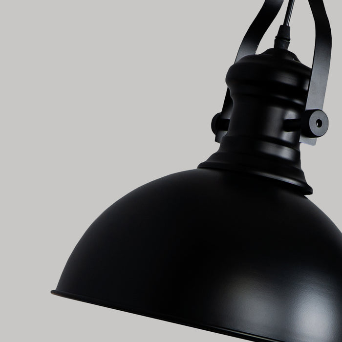 QUVIO Hanglamp rond zwart - QUV5077L-BLACK