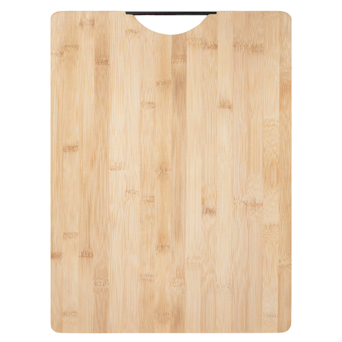 Krumble Snijplank bamboe met handvat - L