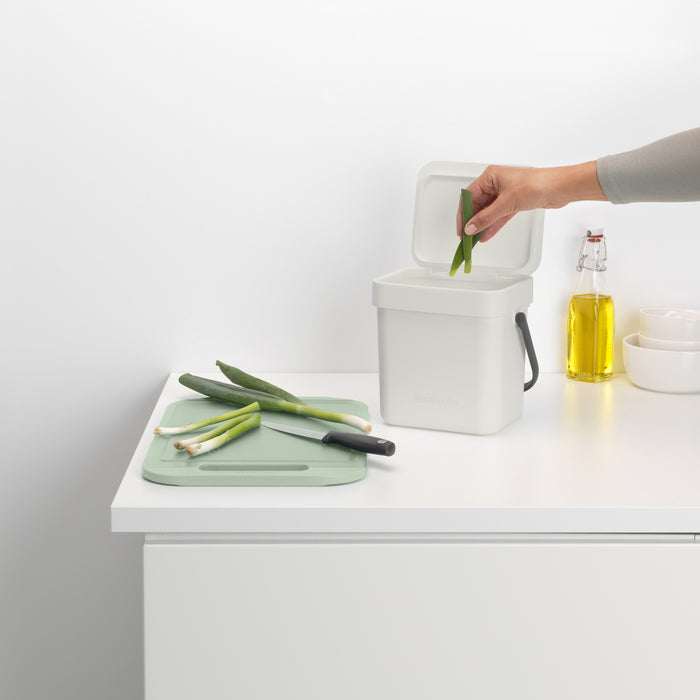 Brabantia Sort & Go Afvalemmer 3 L - Grijs