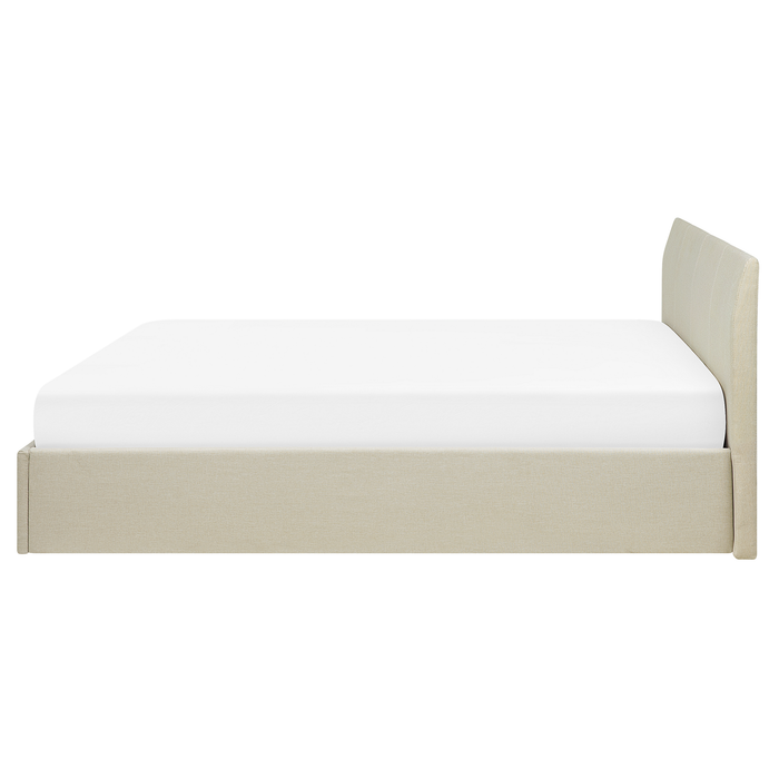 Beliani - ORBEY - Tweepersoonsbed - Beige - 180 x 200 cm - Polyester