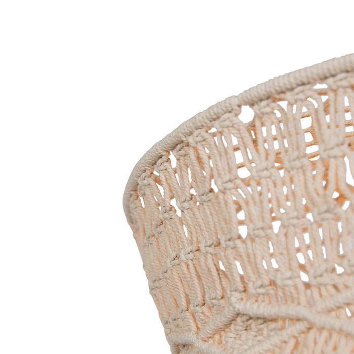 QAZQA Oosterse hanglamp macramé 50 cm - Leonard