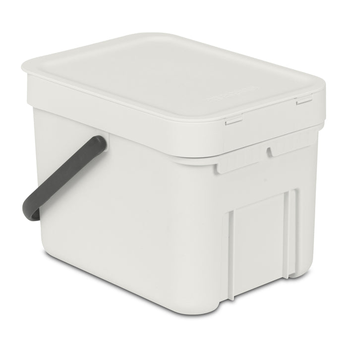 Brabantia Sort & Go Afvalemmer 6 L - Grijs