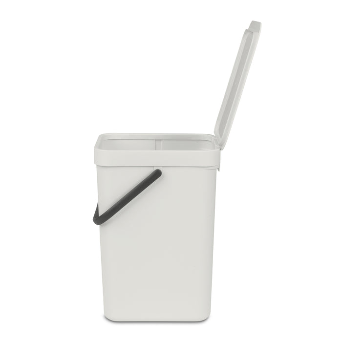 Brabantia Sort & Go Afvalemmer / Opberger 12 L - Grijs