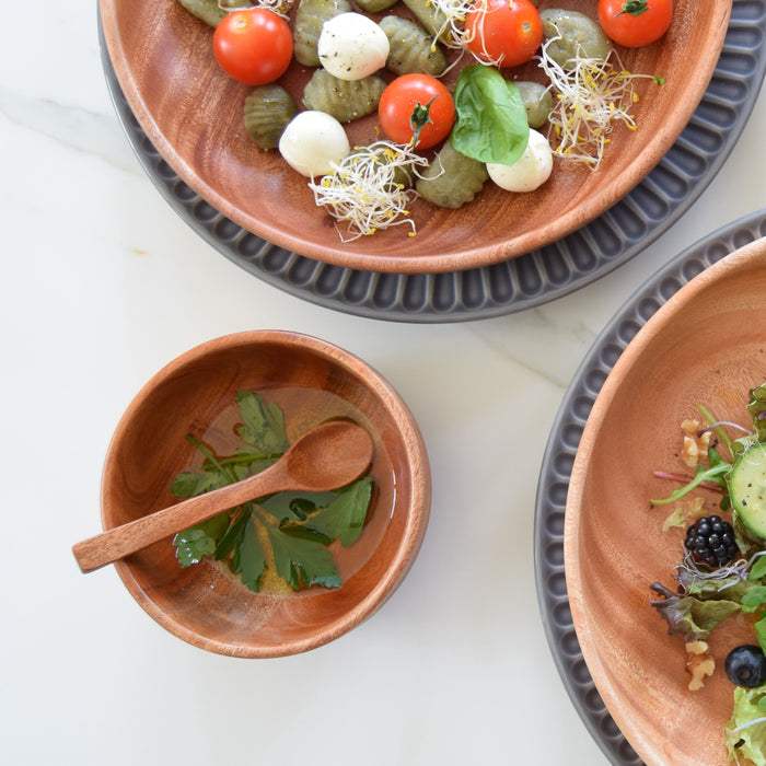 Khaya houten theelepeltjes - set van 4