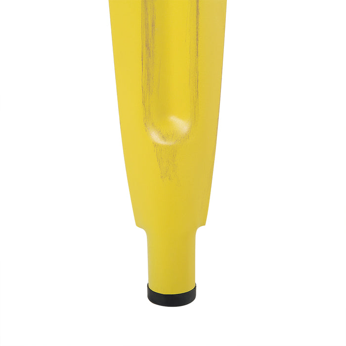 Beliani - CABRILLO M - Barkruk - Set van 2 - Geel - Staal