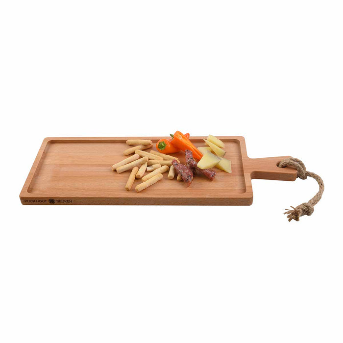 Bowls and Dishes Puur Hout Serveerplank 49 x 18,5 cm
