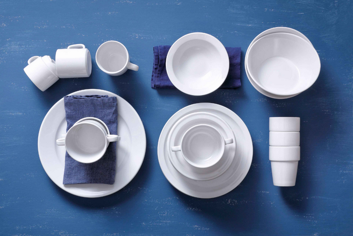 Mammoet - Budgetline - Beker - Mok - 6 stuks - 19 cl - Wit