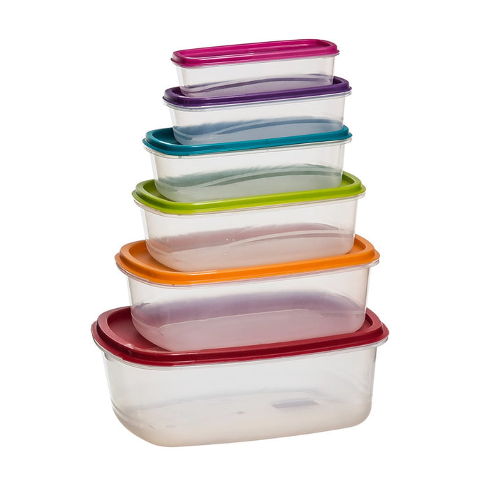 Five - Nestbare vershoudbakjes | Rechthoekig - 6 formaten