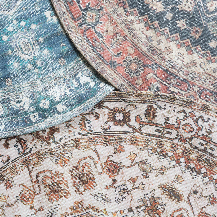 Vloerkleed Nora Rood Rond ø200 cm