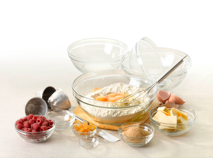 Duralex Schaal Lys 23 cm 2.4 l Transparant Hardglas 6 stuks