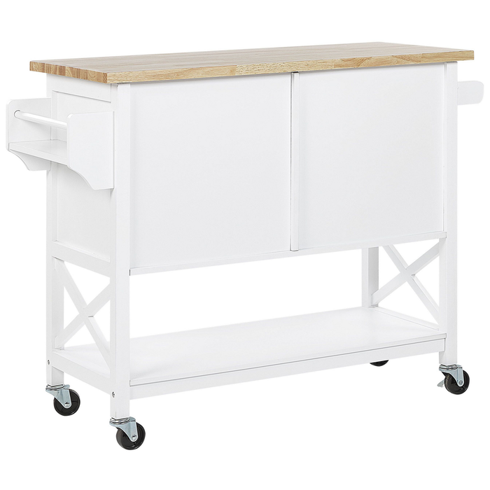 Beliani - MELE - Keukentrolley - Wit - MDF