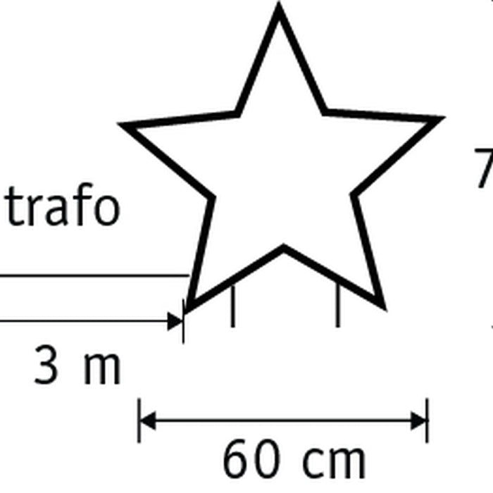 Garden d'Light Ster Tuinsteker met Klassiek Witte LED Verlichting