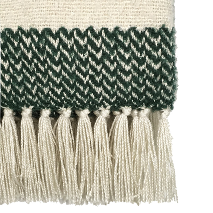 Malagoon Sahara Grainy Green Plaid 125 x 150 cm