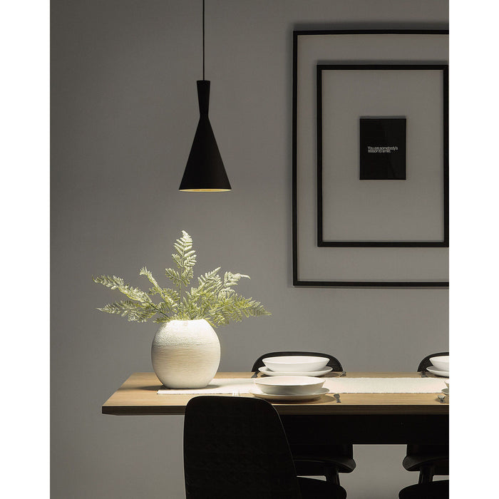 Beliani - TAGUS - Hanglamp - Zwart|Goud - Aluminium