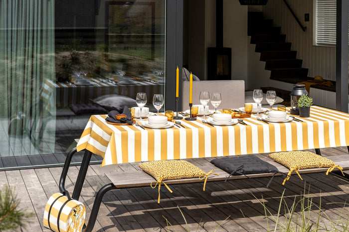 Mistral Home Tafelzeil-140x240 cm-Afwasbaar-Outdoor-Gestreept