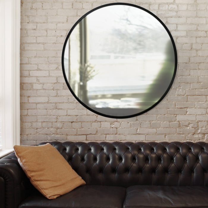 Umbra Hub Spiegel Ø 94 cm - Zwart