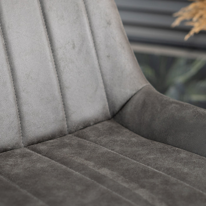 Bronx71 Industriële barkruk Brooke antraciet 74 cm