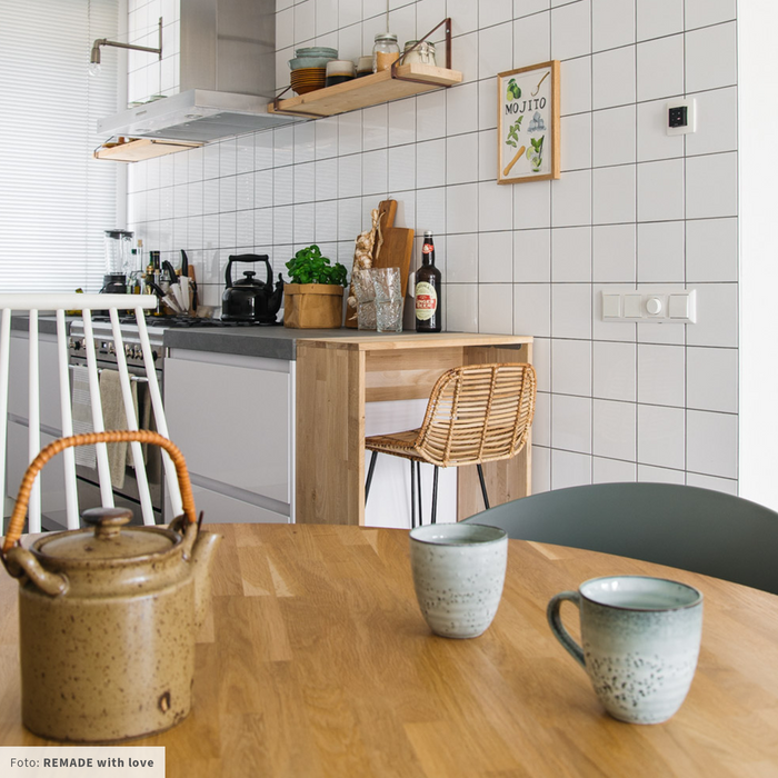 HKliving Rotan Barkruk