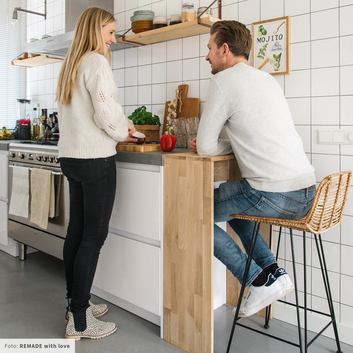 HKliving Rotan Barkruk