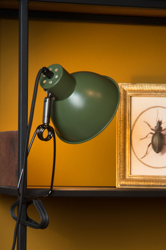 Lucide MOYS Klemlamp - Groen