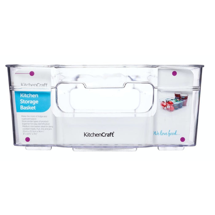 KitchenCraft - Opbergbox voor Koelkast, Medium, Kunststof - KitchenCra