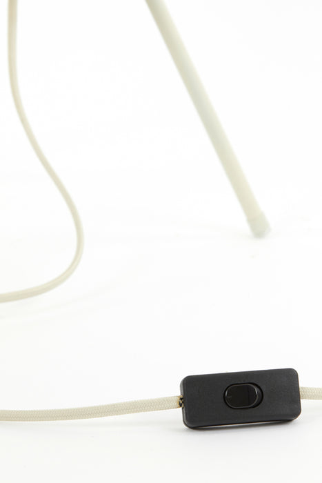 Light & Living Plumeria Tafellamp - H 45 x Ø 25 cm - Zand