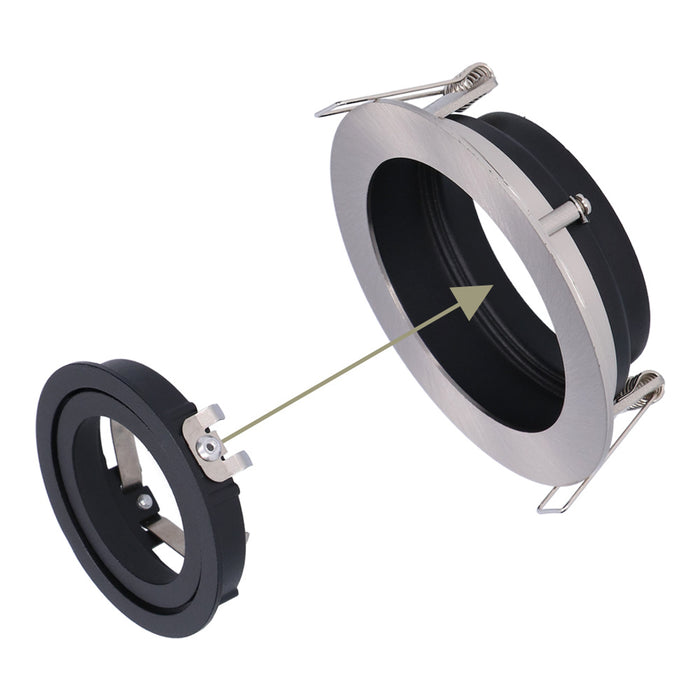 HOFTRONIC 6x Mesa - LED Inbouwspots Aluminium Kantelbaar