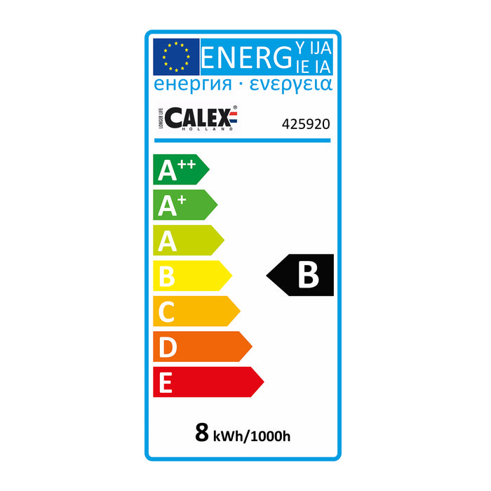 Calex LED E27 8W Globe 38,6 cm XXL Manhattan Lichtbron