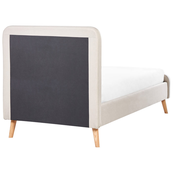 Beliani - RENNES - Kinderbed - Lichtbeige - 90 x 200 cm - Polyester