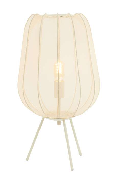 Light & Living Plumeria Tafellamp - H 60 x Ø 34 cm - Zand