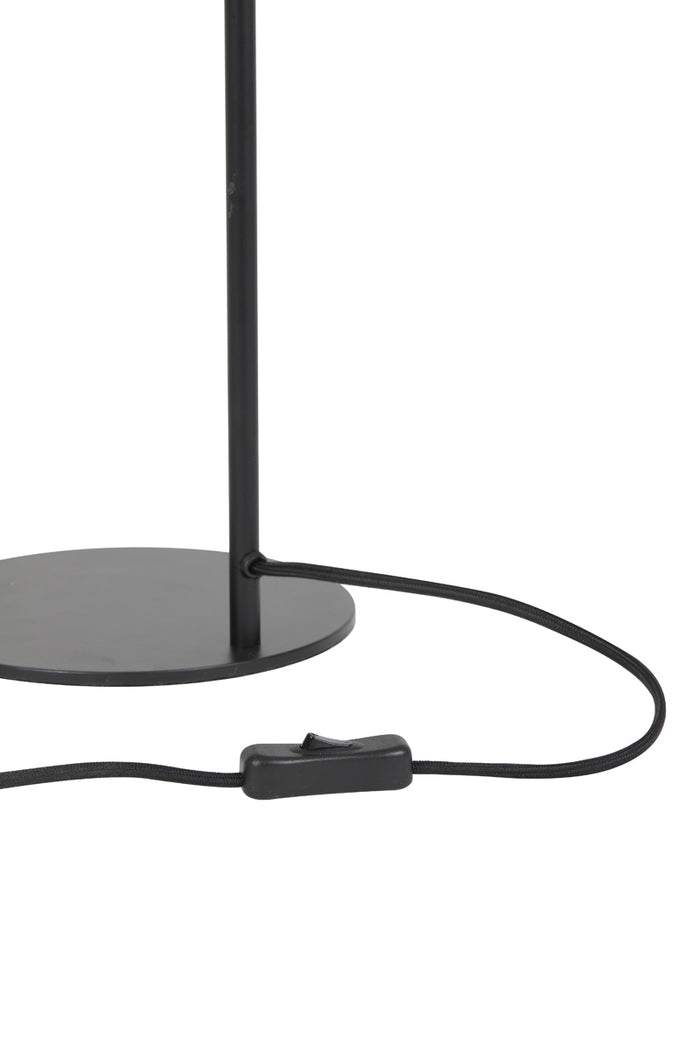 Light & Living Tafellamp Lekar - Antiek Brons|Smoke Glas - Ø18x57,5 cm