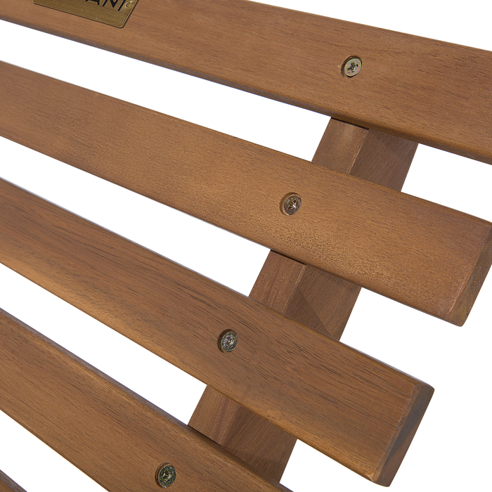 Beliani - BRESCIA - Strandstoel - Lichte houtkleur - Acaciahout