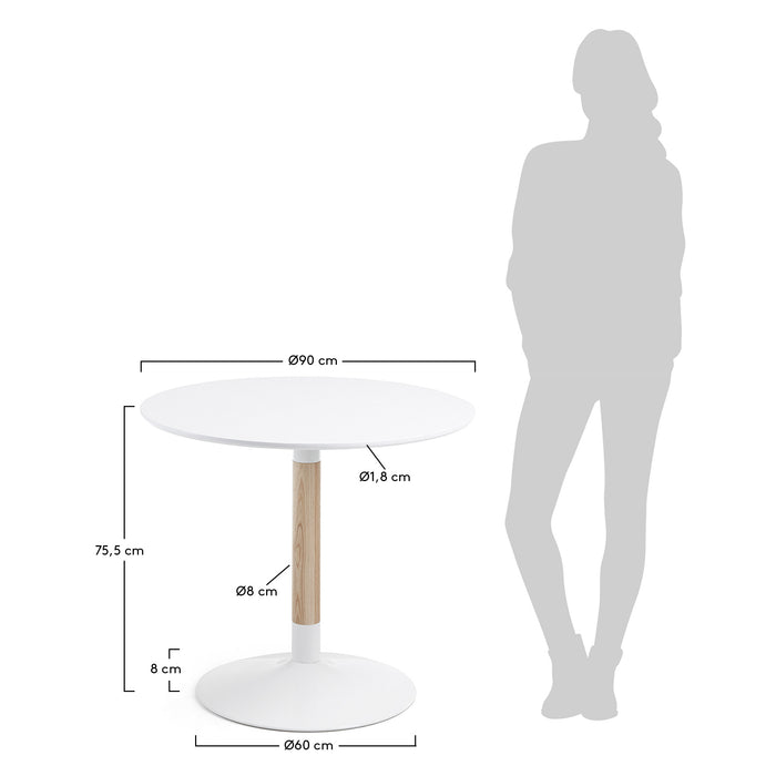 Kave Home Tic Eettafel Ø 90 cm