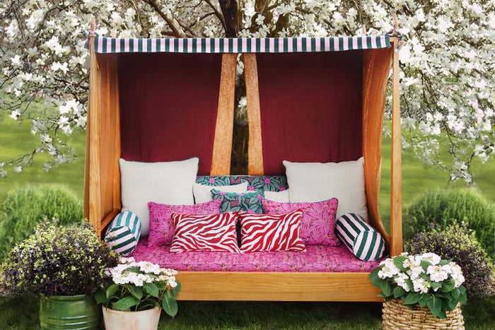 Palais x Romy Boomsma Rolkussen Jackie Roze & Groen (45x15)