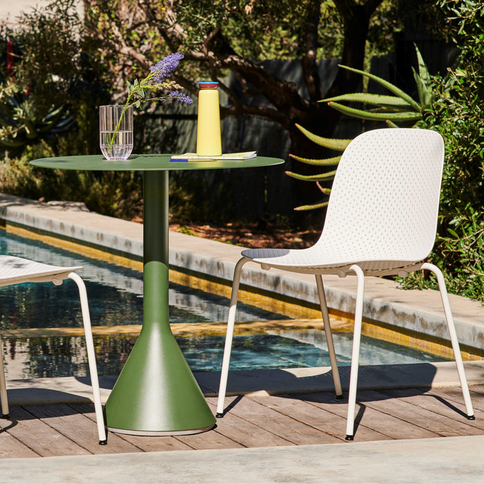 HAY Palissade Cone Tafel Ø 70 cm - Olijfgroen