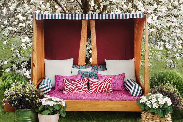 Palais x Romy Boomsma Kussen Yoko Fuchsia (50x50)