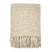 Malagoon Ivory Solid Plaid 125 x 150 cm