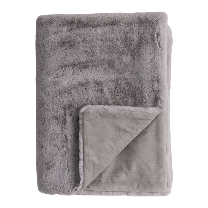 Linen and More Portland Plaid - Light Grey - H 130 x B 200 cm